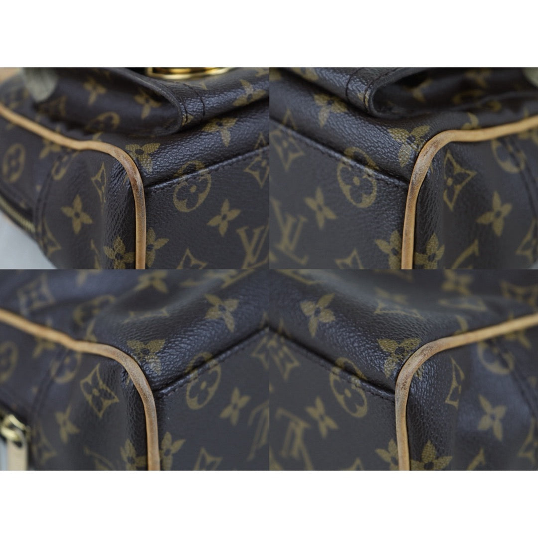 Include Entrupy Certificate of Authenticity｜Fair ( Rank B)｜｜ Louis Vuitton Monogram Manhattan PM Hand Bag｜S26012902