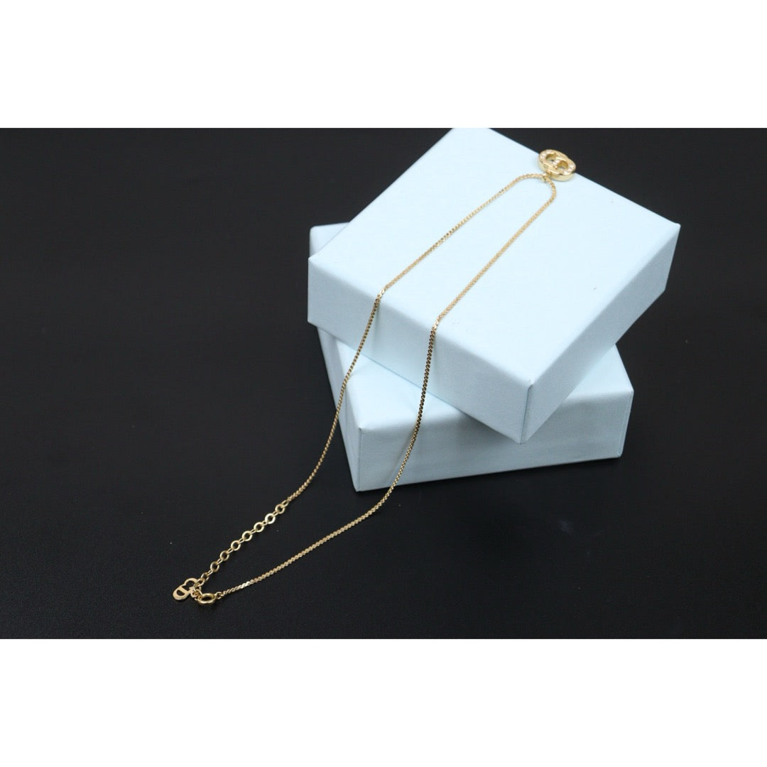 Very Good ( Rank A) ｜ Dior CD Rhinestone Necklace ｜25061222