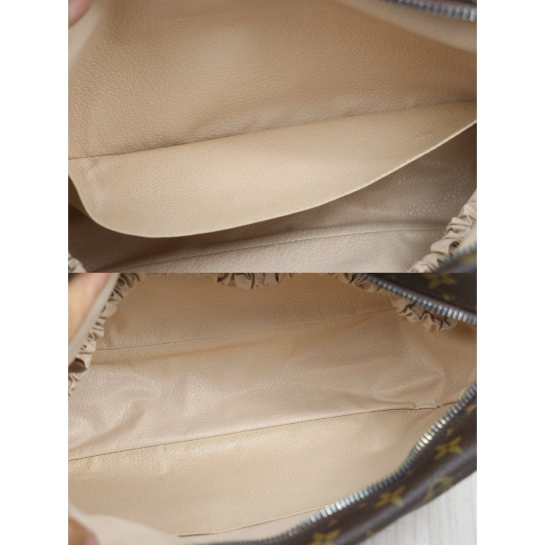 Include Entrupy Certificate of Authenticity｜Good ( Rank AB)｜ Louis Vuitton Truth Toilet 28 Monogram Makeup Pouch｜26072402