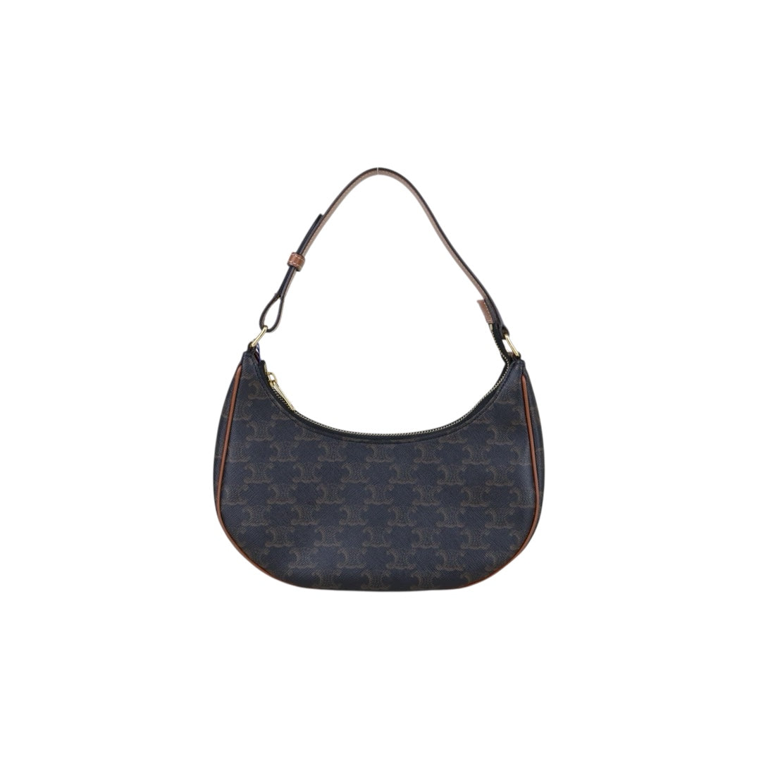 Very Good ( Rank A) ｜ CELINE Macadam AVA Triomphe Canvas Shoulder Bag｜S25121106