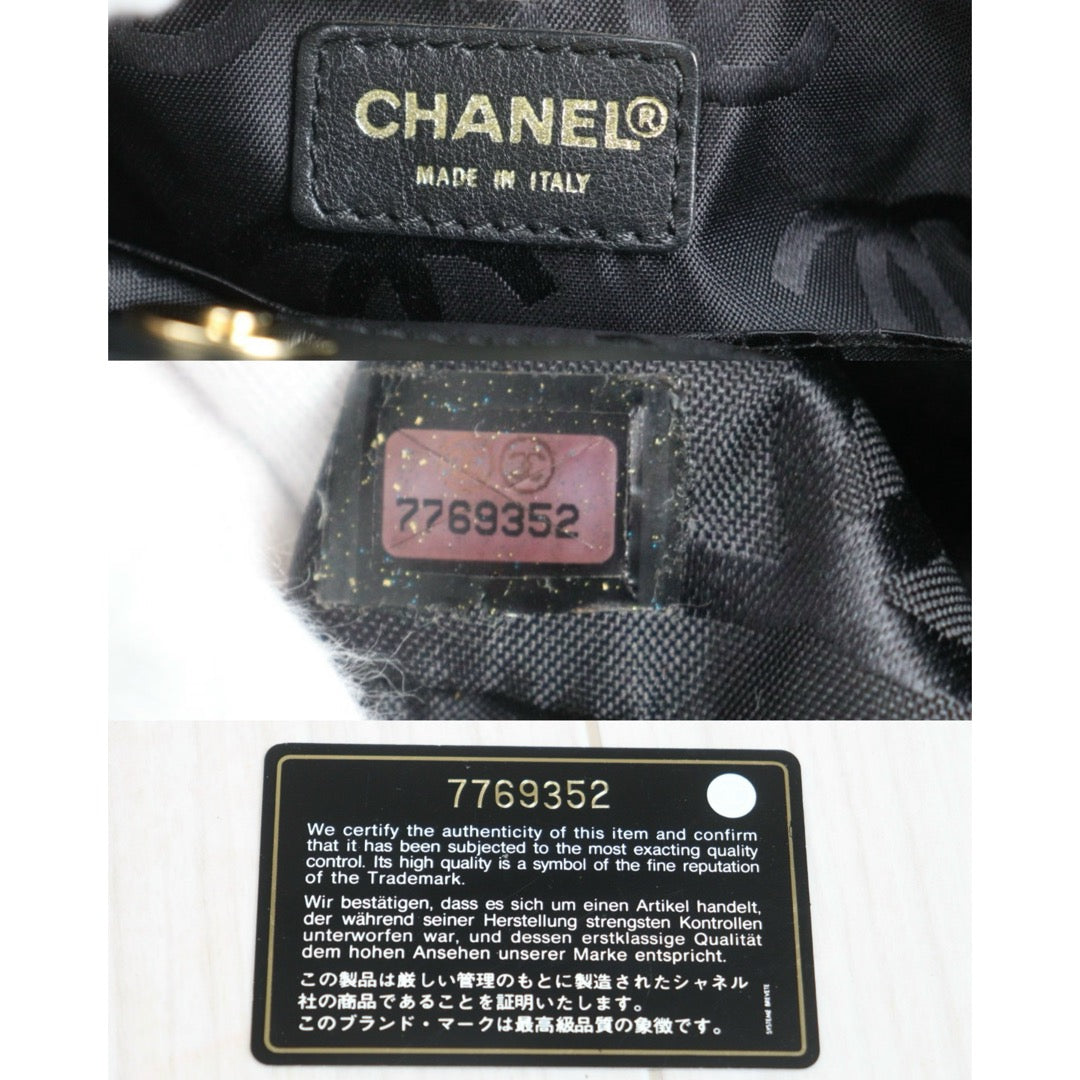 Include Entrupy Certificate of Authenticity｜Very Good ( Rank A)｜CHANEL Calf Leather Hand Bag Made In 2002-2003 Year｜26100606