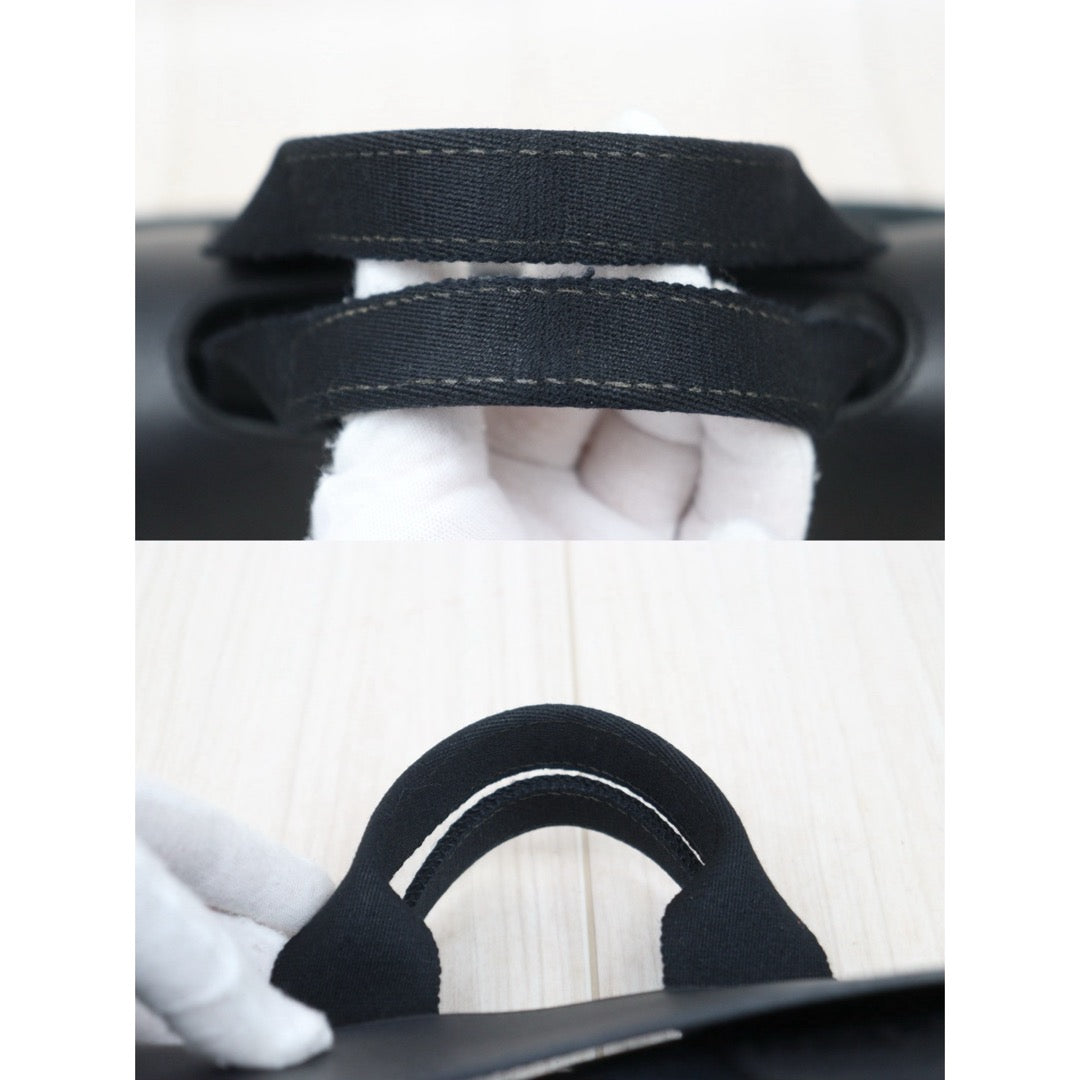 Very Good ( Rank A)｜ HERMES Valparaiso Canvas Graphite Green HandBag Small ｜25062618