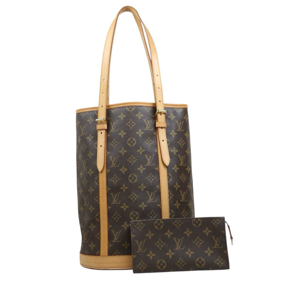 Include Entrupy Certificate of Authenticity｜Good ( Rank AB)｜LV Monogram Bucket GM Tote Bag｜26093001