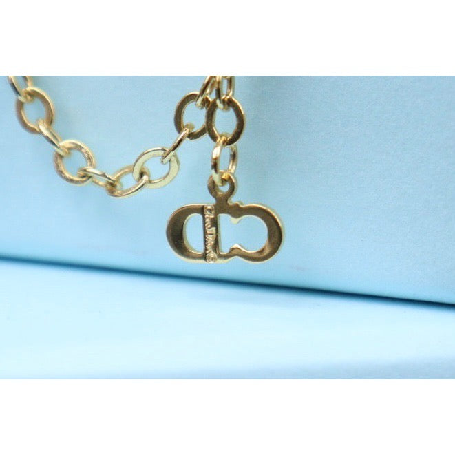 Rank SA ｜ Dior CD Necklace Gold Plated ｜24013003