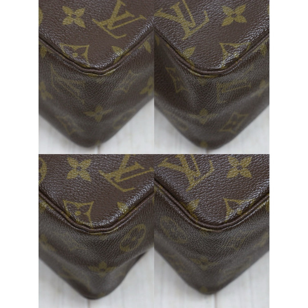 Include Entrupy Certificate of Authenticity｜Good ( Rank AB)｜ Louis Vuitton Truth Toilet 28 Monogram Makeup Pouch｜26050708