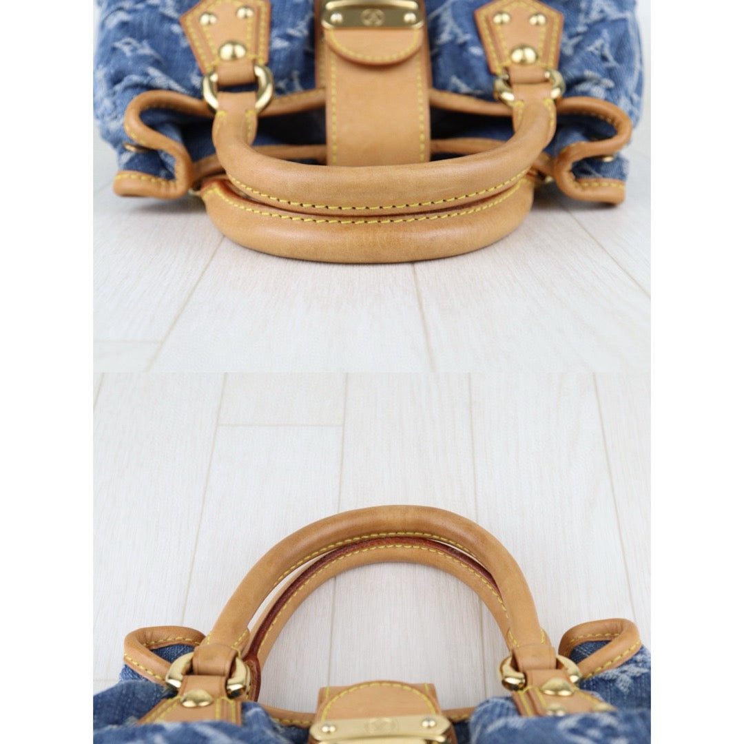 Good ( Rank AB)｜  LV Monogram Denim Pleaty Hand Bag ｜S25011503