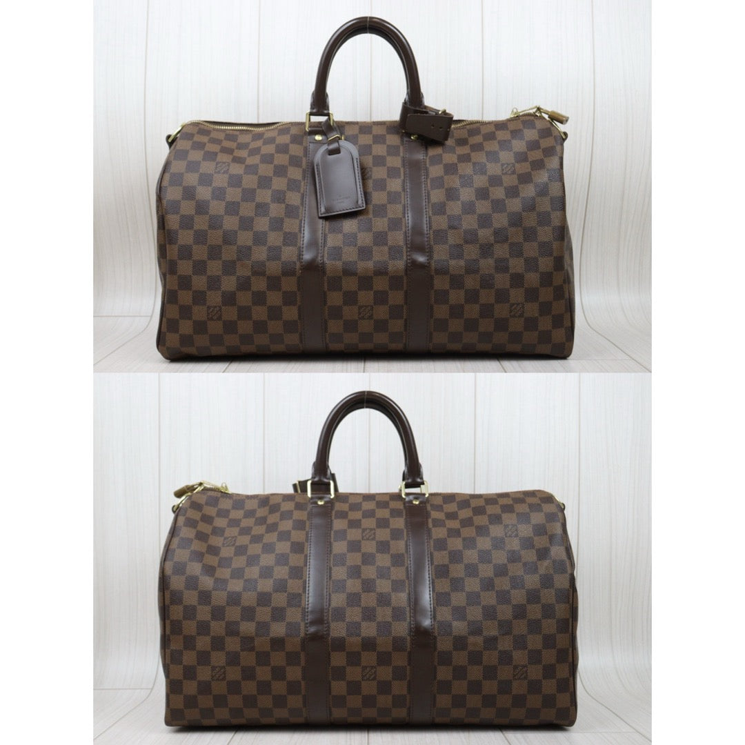 Very Good ( Rank A) ｜ LV Damier Keypol Bandrière 45 With Shoulderstrap｜H25052512