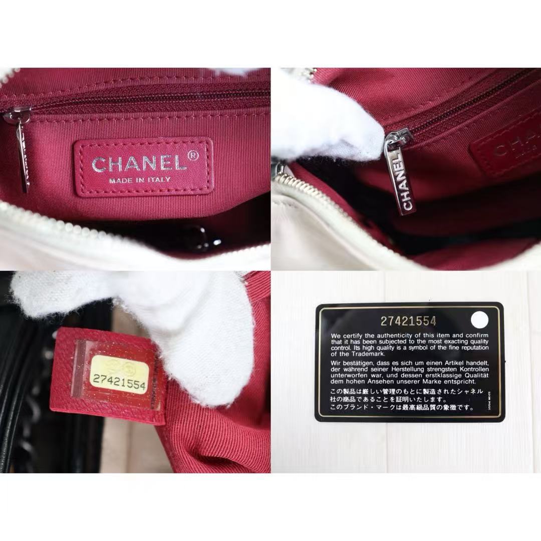 Include Entrupy Certificate of Authenticity｜Good ( Rank AB) ｜CHANEL Gabrielle Aged Calfskin Small Hobo Bag Shoulder Bag Made in 2018-2019 Year｜S26080108