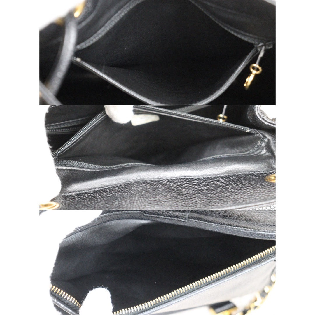 Rank A｜ CHANEL Caviar Skin  Backpack Gold Hardware Made in 1996-1997 Year ｜A24060501