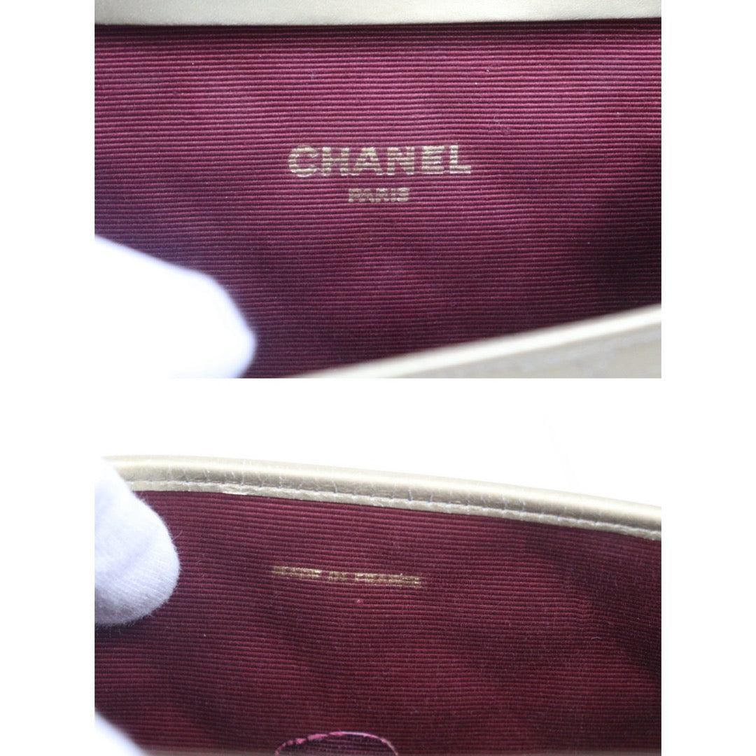 Include Entrupy Certificate of Authenticity｜Very Good ( Rank A)｜ CHANEL Matrasse Lambskin Chain  Bag Caviar Skin Gold  ｜26080622