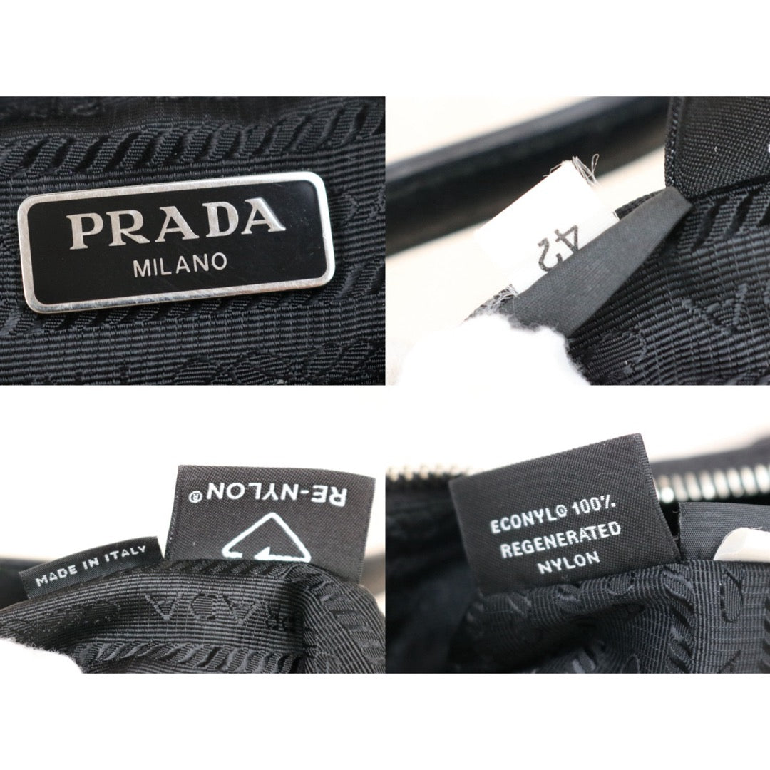 Include Entrupy Certificate of Authenticity｜Very Good ( Rank A)｜ PRADA Re-Edition 2005 Re-Nylon Hobo ｜S26051105