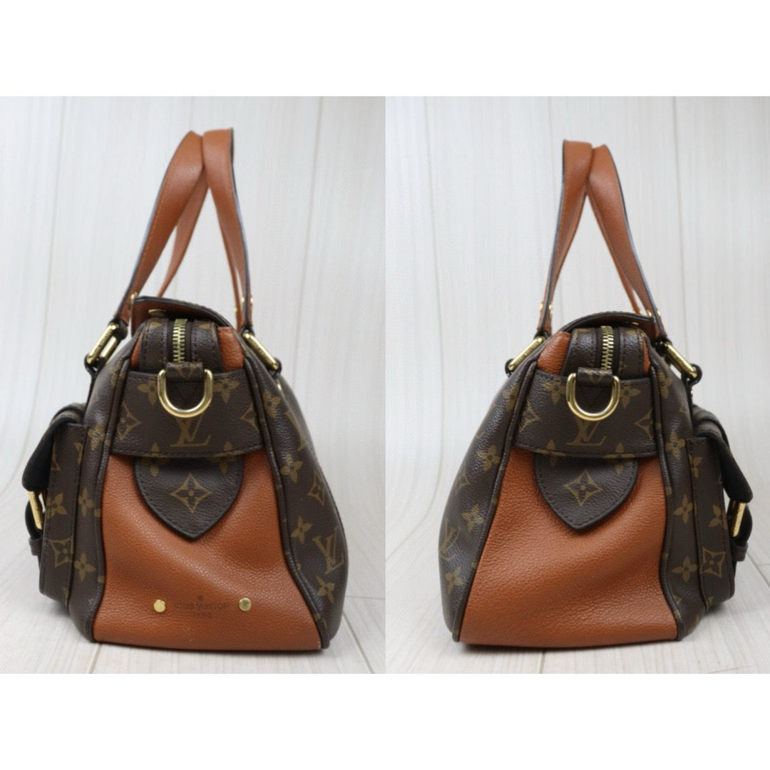 Good ( Rank AB)｜ LV Monogram Manhattan Shoulder Bag Brown｜Q24122407