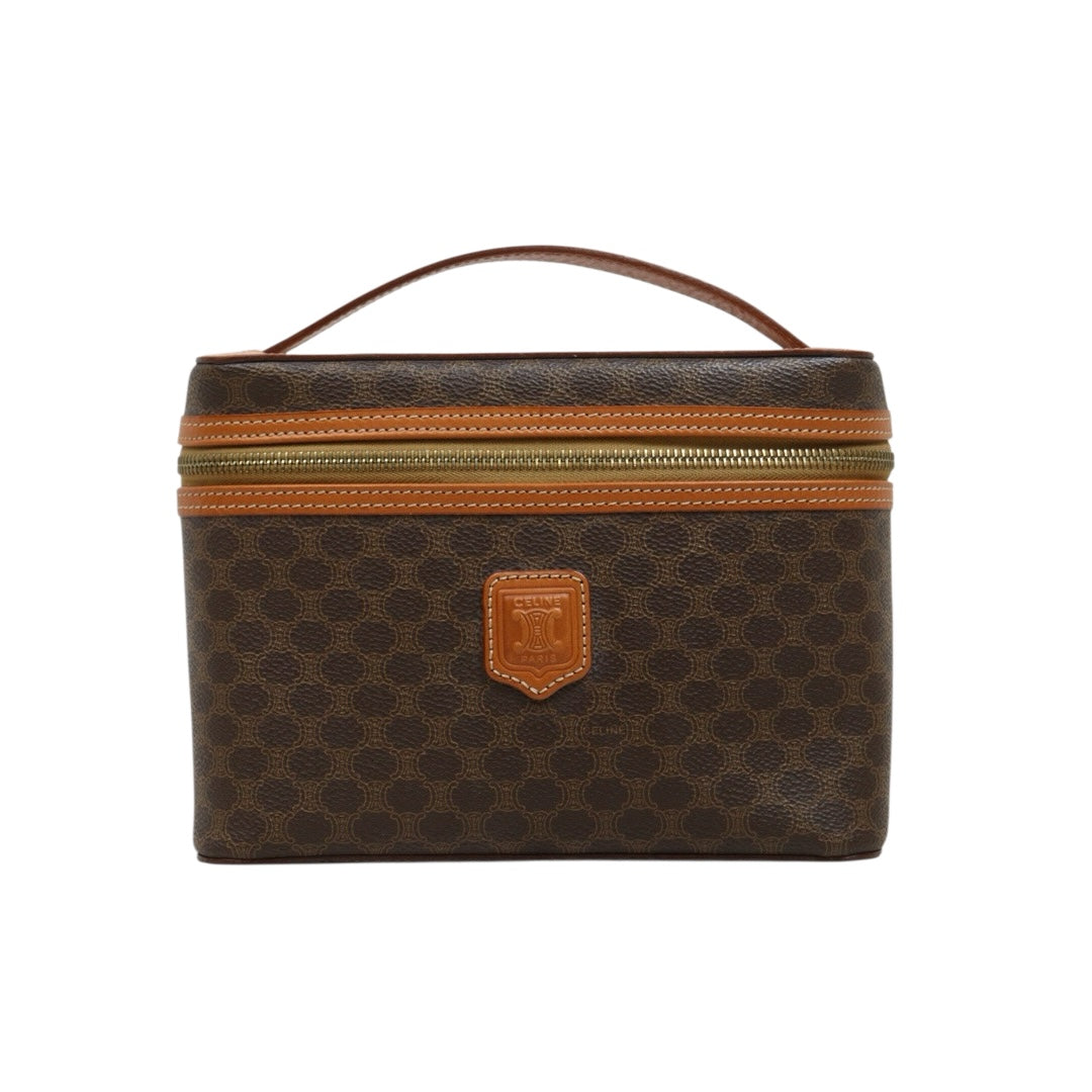 Include Entrupy Certificate of Authenticity｜Very Good ( Rank A)｜ CELINE Macadam Vanity Handbag ｜26031604