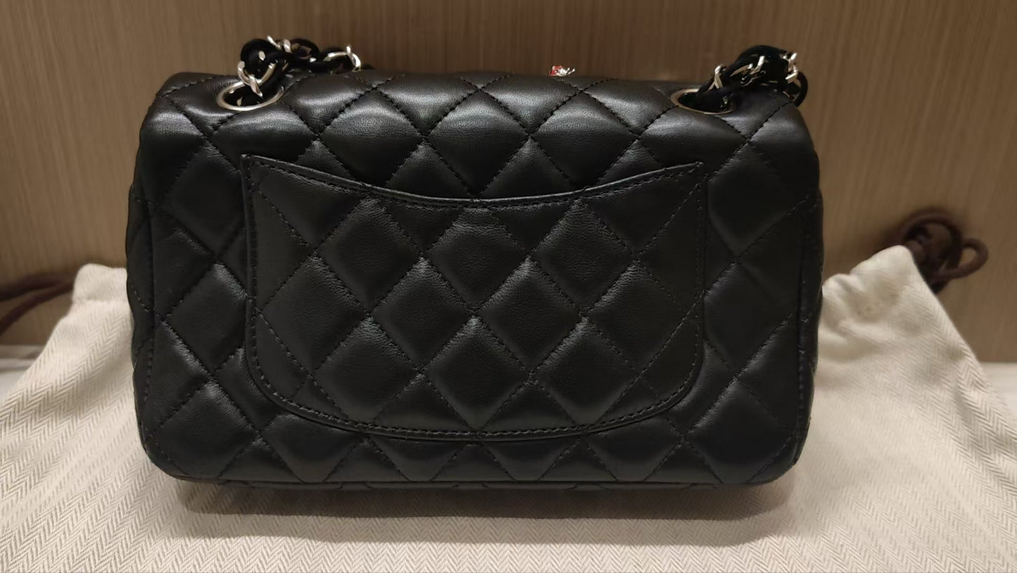 CHANEL Matrasse Single Flap 20 Shoulder Bag ladybug