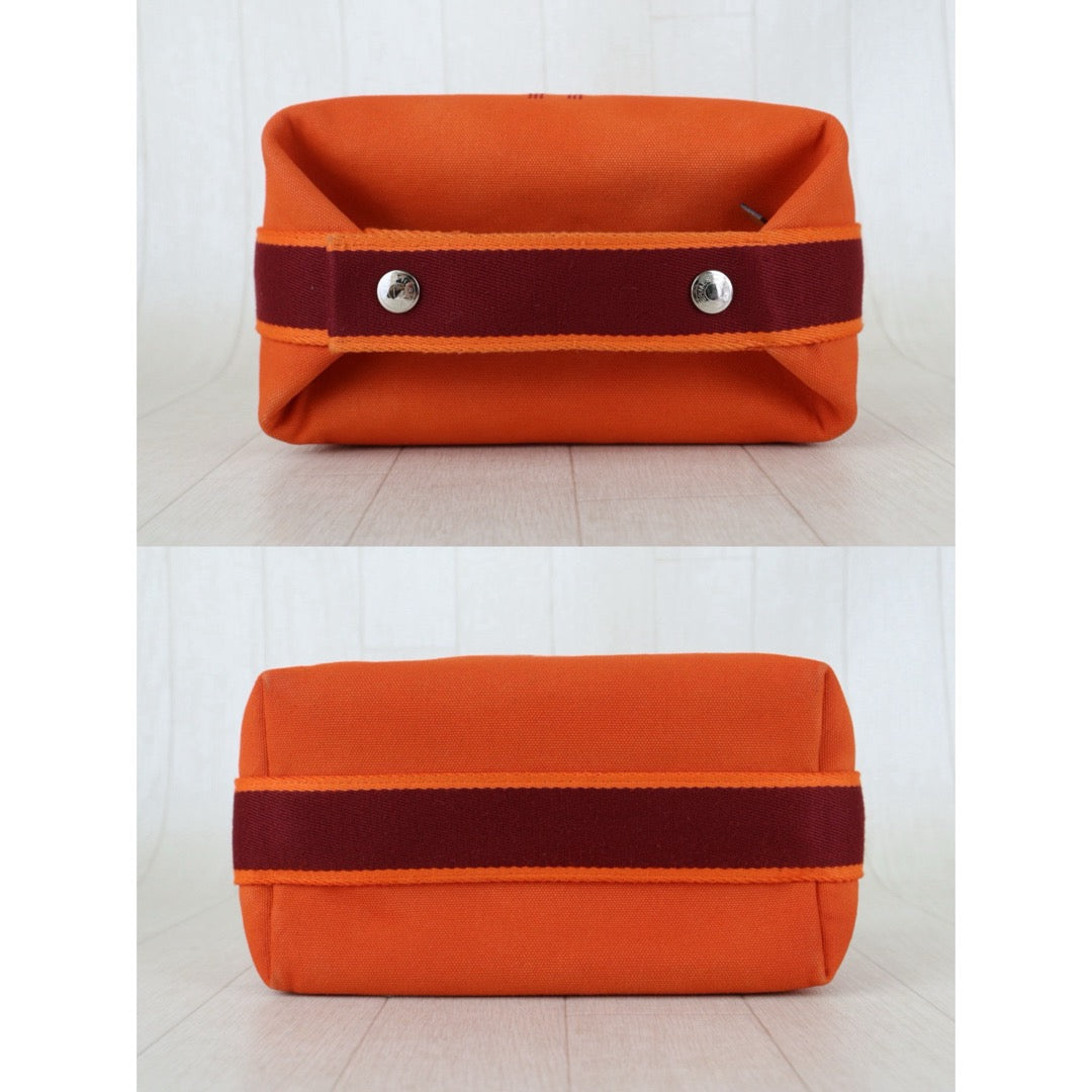 Include Entrupy Certificate of Authenticity｜Very Good ( Rank A)｜ HERMES Bride-a-Brac PM Handbag Orange Feu｜S26090726