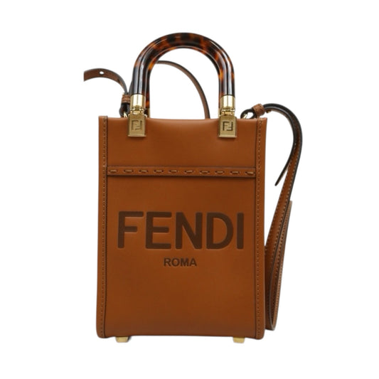 Include Entrupy Certificate of Authenticity｜Excellent（Rank SA）｜ FENDI Sunshine MINI Tote Bag Shoulder Bag  ｜26031917