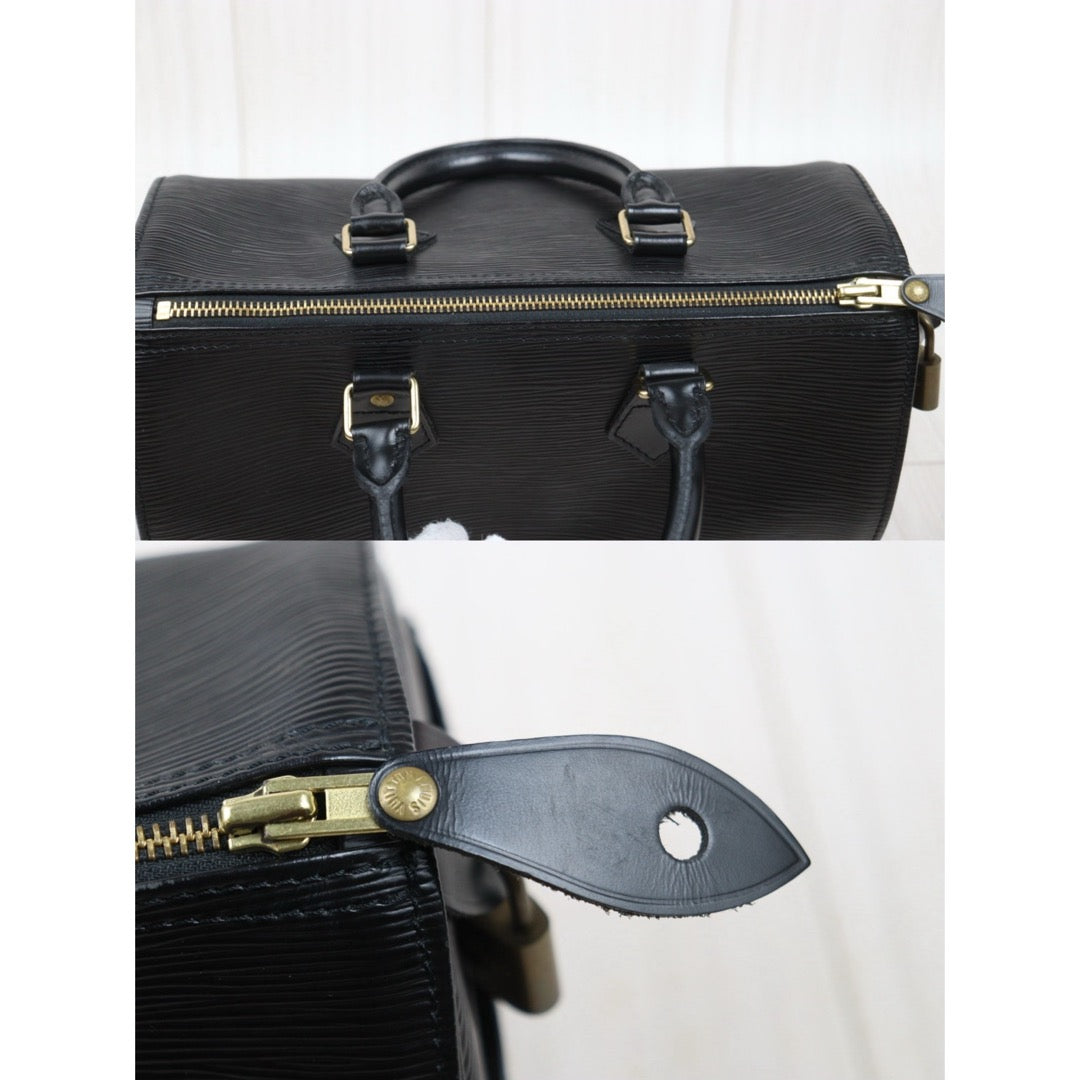 Very Good ( Rank A)｜ LV Epi Speedy 25 Hand Bag Black｜26011420