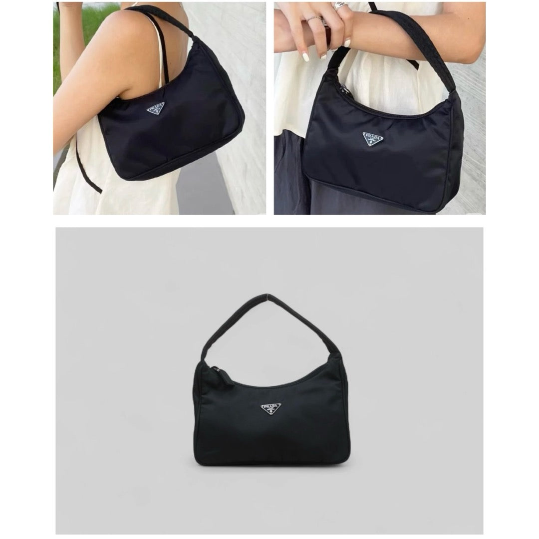 Very Good ( Rank A) ｜ PRADA HOBO HandBag Black｜25051706