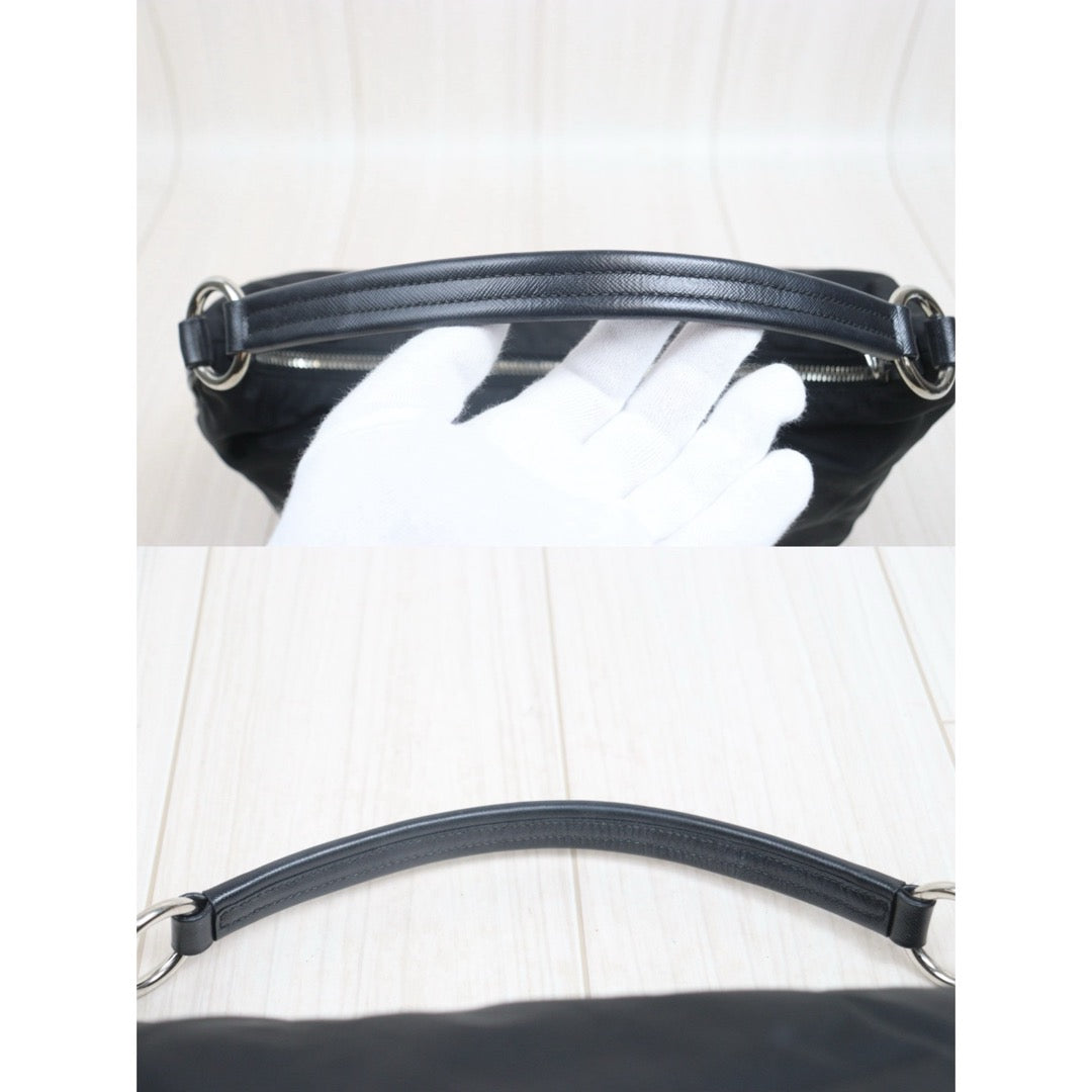Include Entrupy Certificate of Authenticity｜Good ( Rank AB)｜ PRADA Nylon GM Hobo Black｜26063004