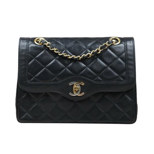 Good ( Rank AB) ｜ CHANEL Paris Limited Series Matrasse Classic Double Flap 22 Shoulder Bag Black Made In 1991-1994 Year｜25061008
