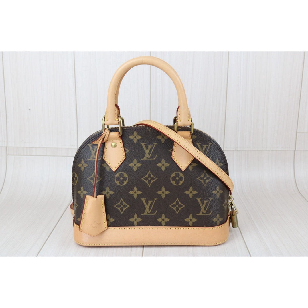 Include Entrupy Certificate of Authenticity｜Good ( Rank AB)｜Louis Vuitton Monogram Alma BB HandBag Shoulder Bag ｜X26062211