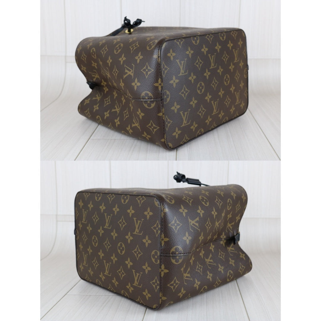 Include Entrupy Certificate of Authenticity｜Good ( Rank AB)｜Full Set  Louis Vuitton Monogram Neo Noe Shoulder Bag Black Current Model｜X26031201