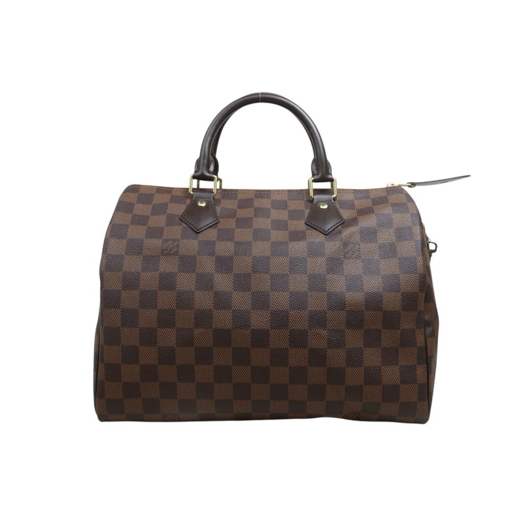 Include Entrupy Certificate of Authenticity｜Very Good ( Rank A) ｜ Louis Vuitton Damier Speedy 30 Hand Bag ｜S26080612