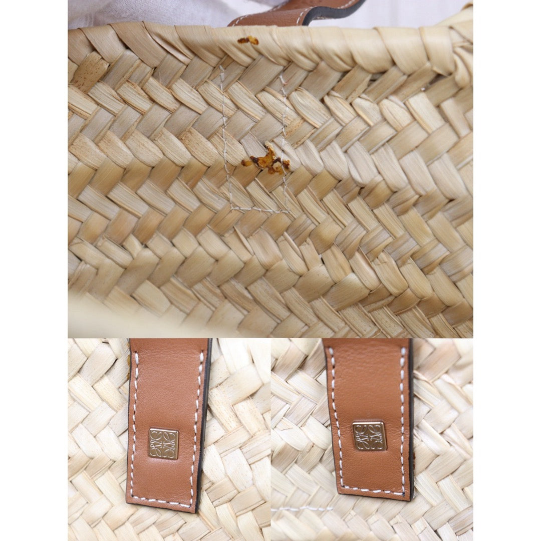Very Good ( Rank A)｜ LOEWE Straw  Basket Handbag Shoulder Bag ｜P25062702