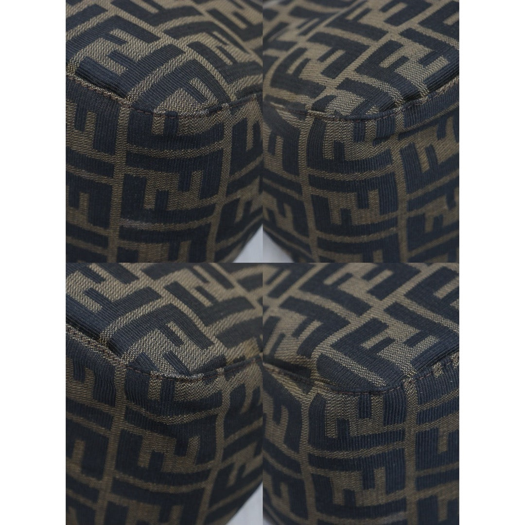 Include Entrupy Certificate of Authenticity｜Very Good ( Rank A)｜ FENDI Zucca Mamma Baguette Shoulder Bag ｜26070910