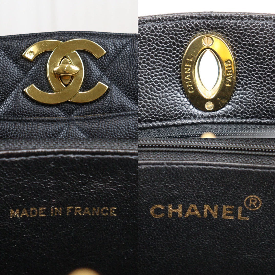 Very Good ( Rank A) ｜CHANEL Vintage Caviar Skin Shoulder Bag Made in 1994-1996 Year｜24032211