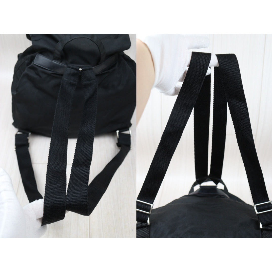 Fair ( Rank B )｜Prada Nylon Backpack Medium Black｜24061122