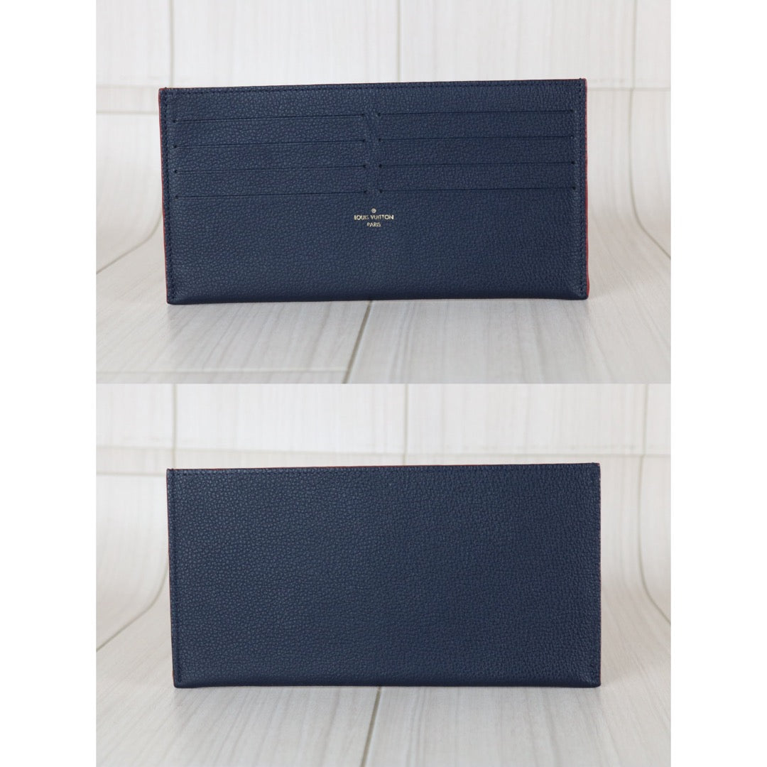 Very Good ( Rank A)｜LV Monogram Empreinte Pochette Felicie Shoulder Bag Blue｜S25112304