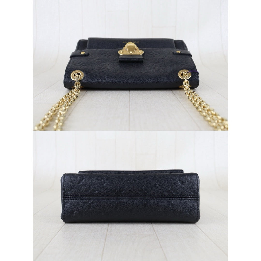 Include Entrupy Certificate of Authenticity｜Very Good ( Rank A) ｜Louis Vuitton Monogram Empreinte Vavin Leather Shoulder Bag Black IC Chips Model ｜S26051501