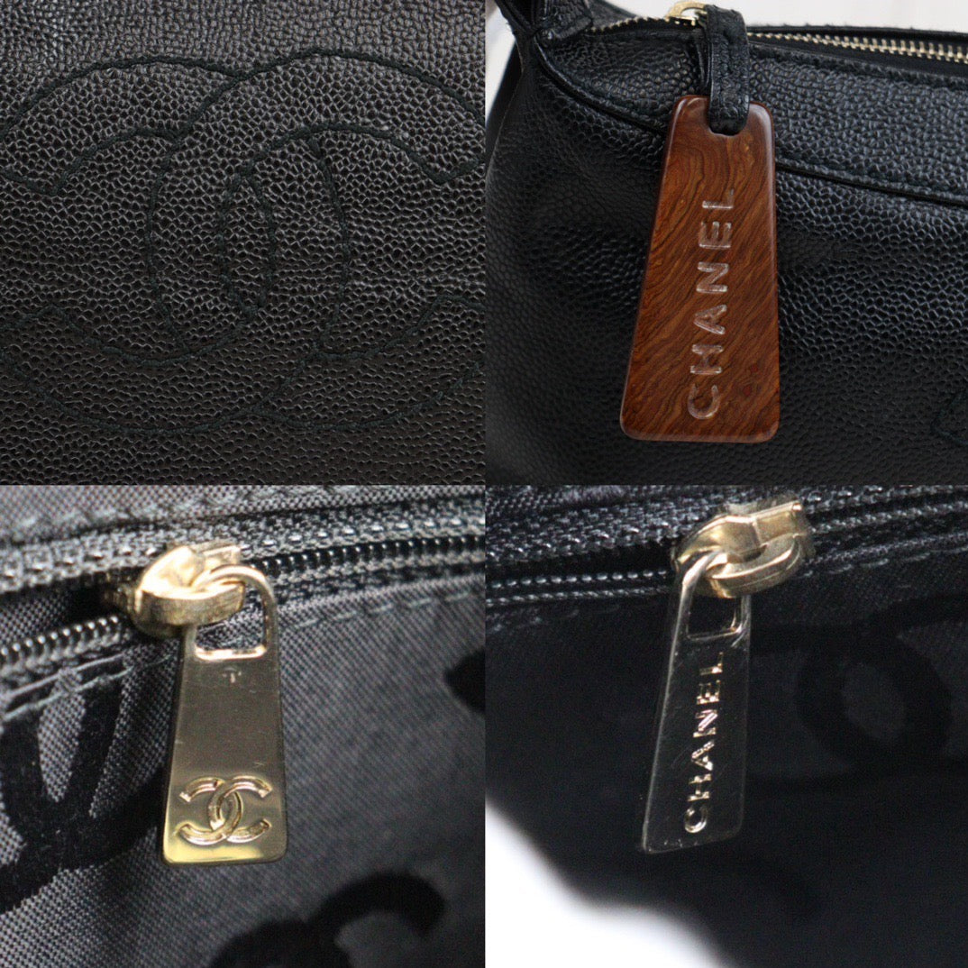 Rank A｜ CHANEL Caviar Skin Leather Calf Leather Shoulder Bag Made In 2002～2003Year｜24011213