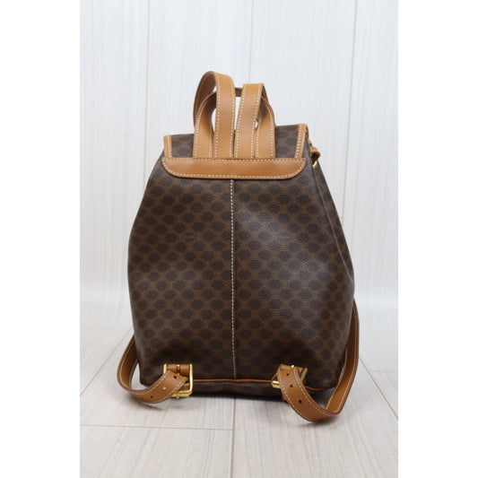 Include Entrupy Certificate of Authenticity｜Fair ( Rank B)｜ CELINE Macadam Backpack ｜26012202