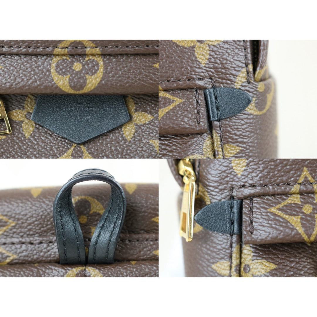 Include Entrupy Certificate of Authenticity｜Very Good ( Rank A)｜  Louis Vuitton Monogram Coated Canvas Mini Palm Springs Backpack｜X26100701