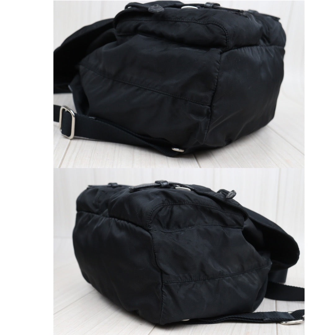 Rank AB｜Prada Nylon Backpack Medium Black｜V23110922