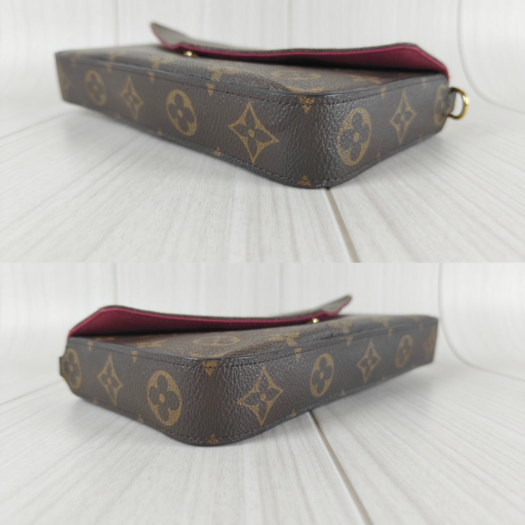 Rank AB ｜LV Monogram Pochette Felicie Shoulder Bag｜S23120401