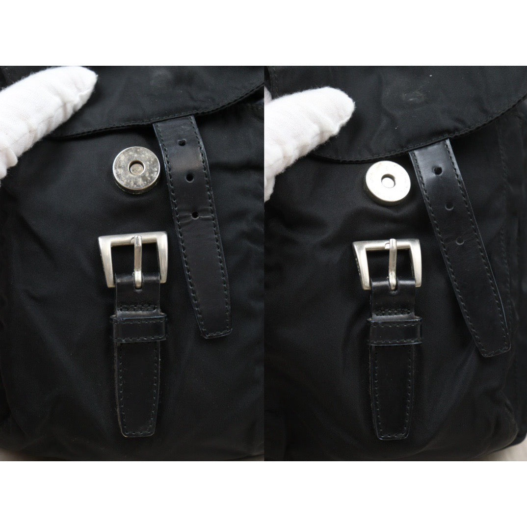 Fair ( Rank B )｜Prada Nylon Backpack Medium Black｜24061122