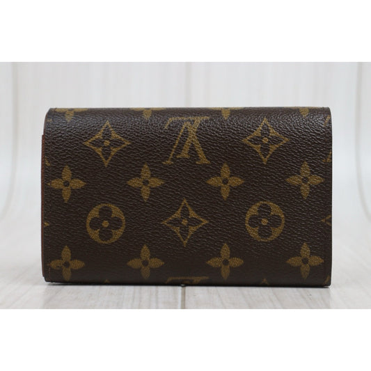 Include Entrupy Certificate of Authenticity｜Good ( Rank AB)｜  Louis Vuitton Monogram Tresor Medium Length Style Wallet ｜25090211