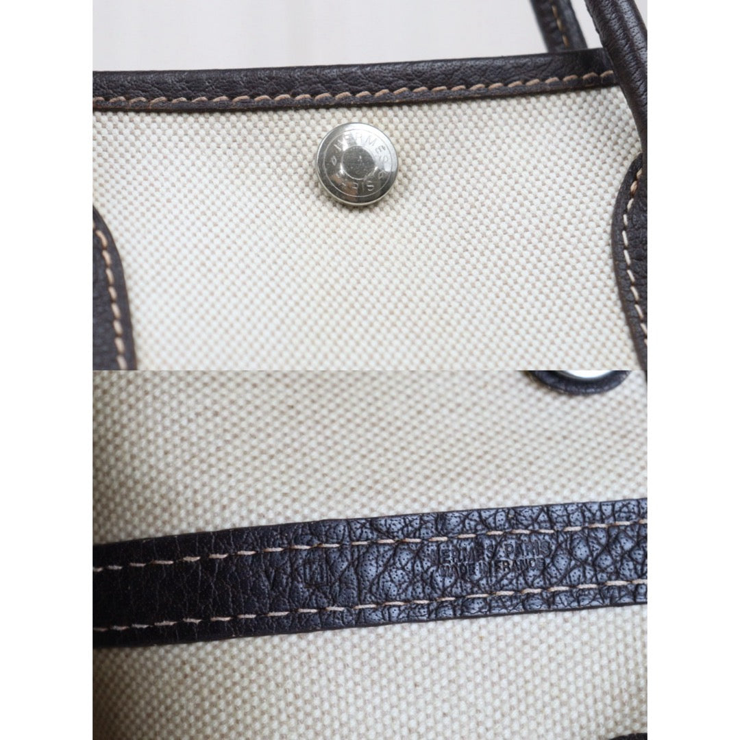 Good ( Rank AB)｜ HERMES Garden Party TPM Handbag □H Stamp Made In 2004 Year｜25111703