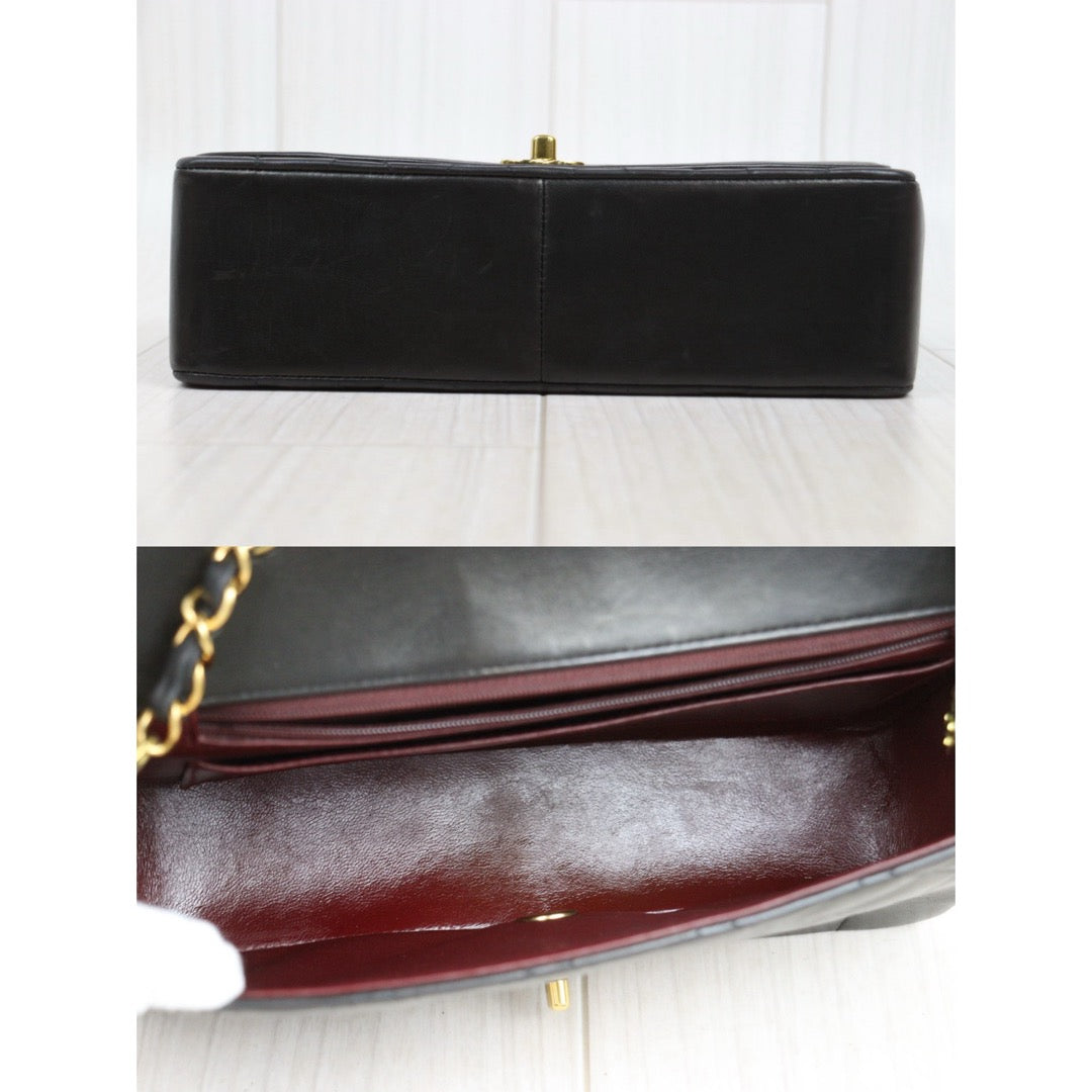 Good ( Rank AB)｜ CHANEL  Lamb Skin Matrasse Chain  Diana 25 Shoulder Bag Made in 1994-1996 Year｜26012605