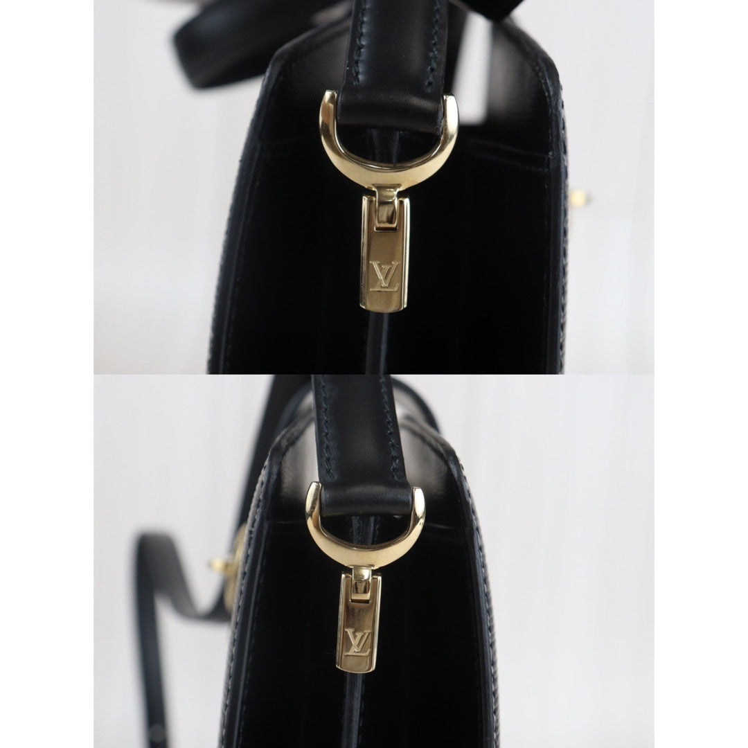 Rank A｜ LV Epi Shoulder Bag Black｜23090720