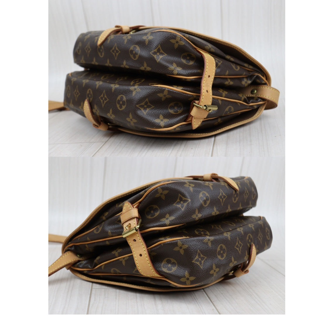 Rank AB ｜ LV Monogram Saumur MM Shoulder Bag｜23121409