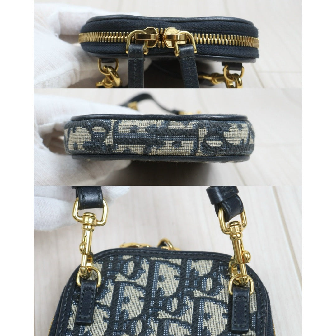 Include Entrupy Certificate of Authenticity｜Good ( Rank AB)｜Dior Trotter Montaige Phone Holder  Chain Shoulder Bag ｜26102001