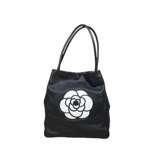 Very Good ( Rank A) ｜ CHANEL Camellia Lamb Skin ToteBag GM Made In 2002～2003Year ｜25112805