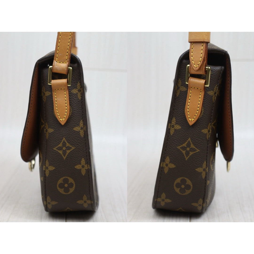 Include Entrupy Certificate of Authenticity｜Good ( Rank AB)｜ Louis Vuitton Monogram Saint Cloud MM Shoulder Bag ｜26062907