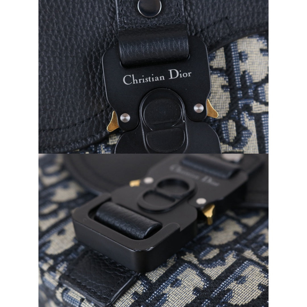 Very Good ( Rank A)｜   Dior Trotter Obilque Jacquard Mini Saddle Shoulder Bag ｜S25112904