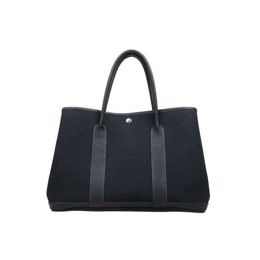 Good ( Rank AB)｜ HERMES Garden Party PM Black Handbag □I Stamp Made In 2005Year｜25111204