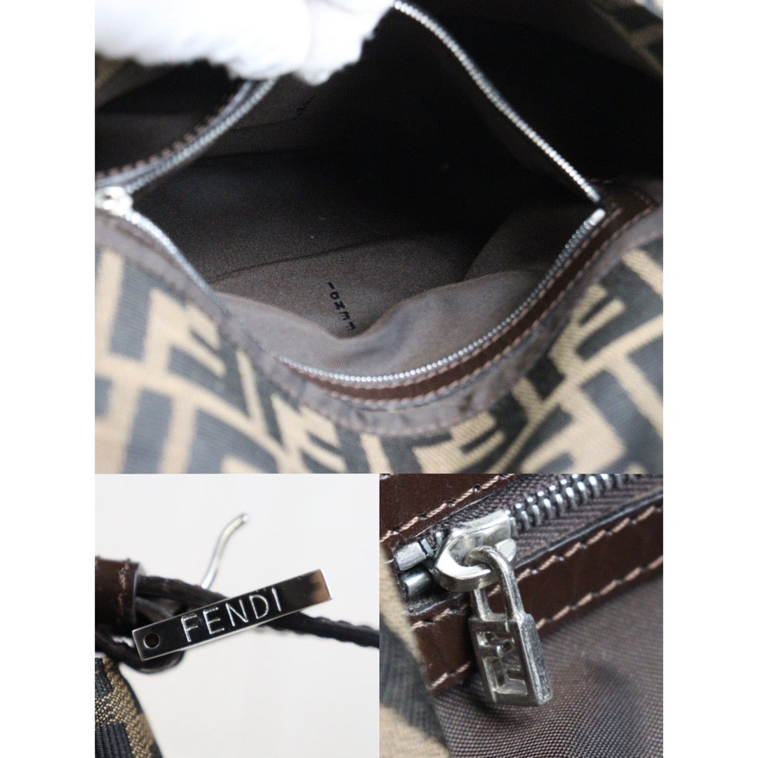 Rank AB｜ FENDI Zucca Mamma Baguette Shoulder Bag ｜23113002